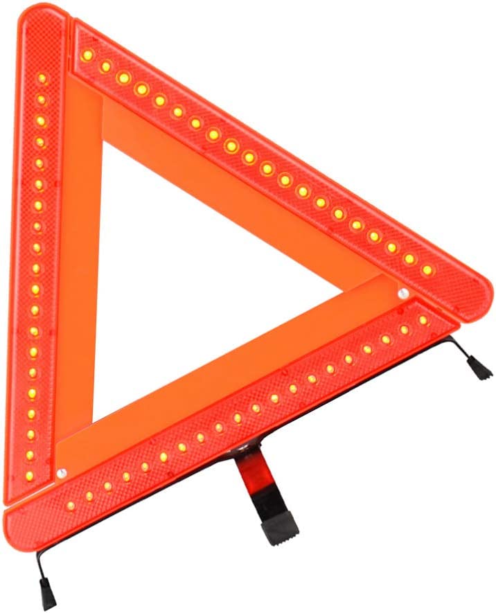 LED Warning & Emergency Reflector Safety Triangle